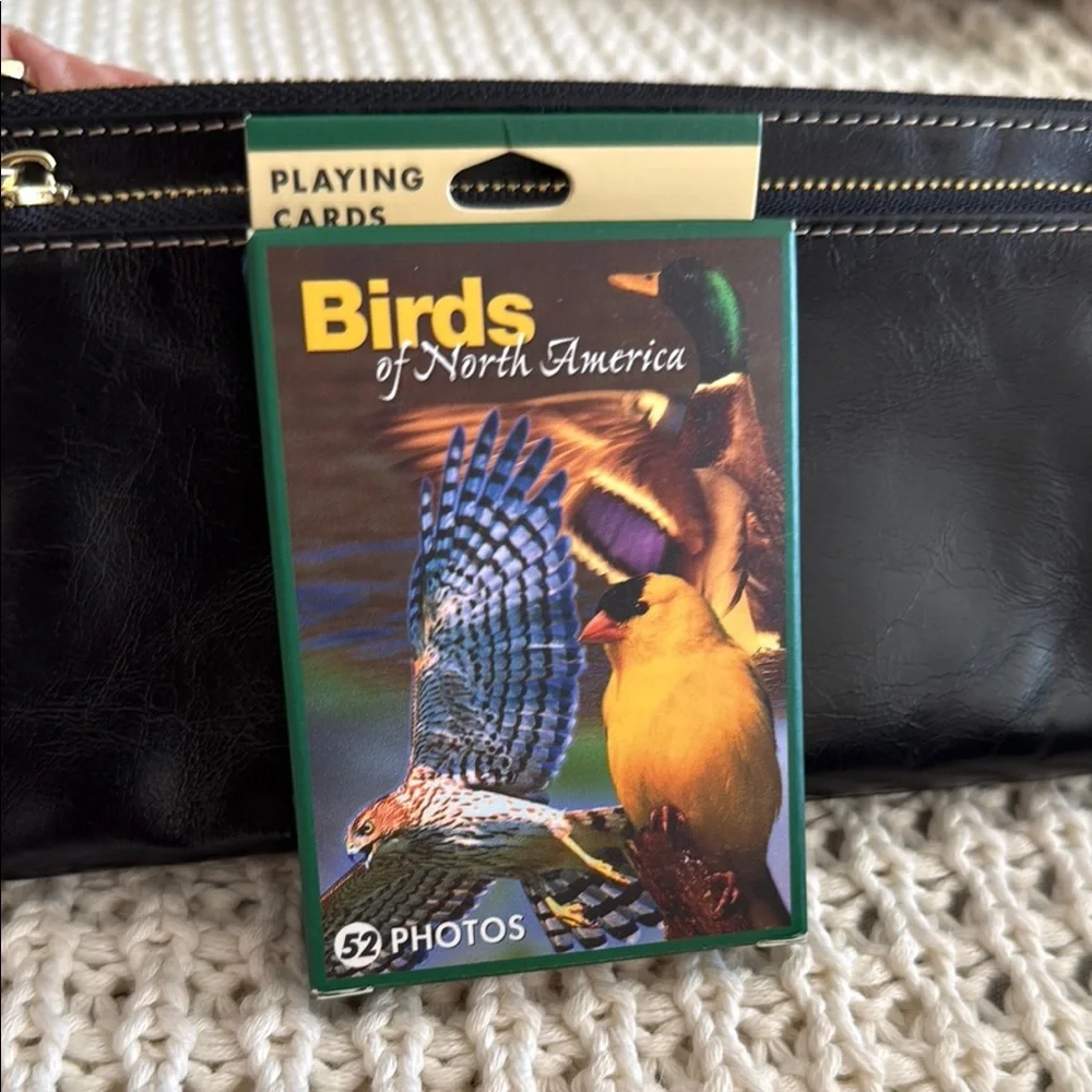 Birds of North America Playing Cards - Green/Yellow - New, unopened!